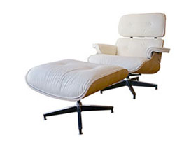 Lounge Chair with Ottoman (New)