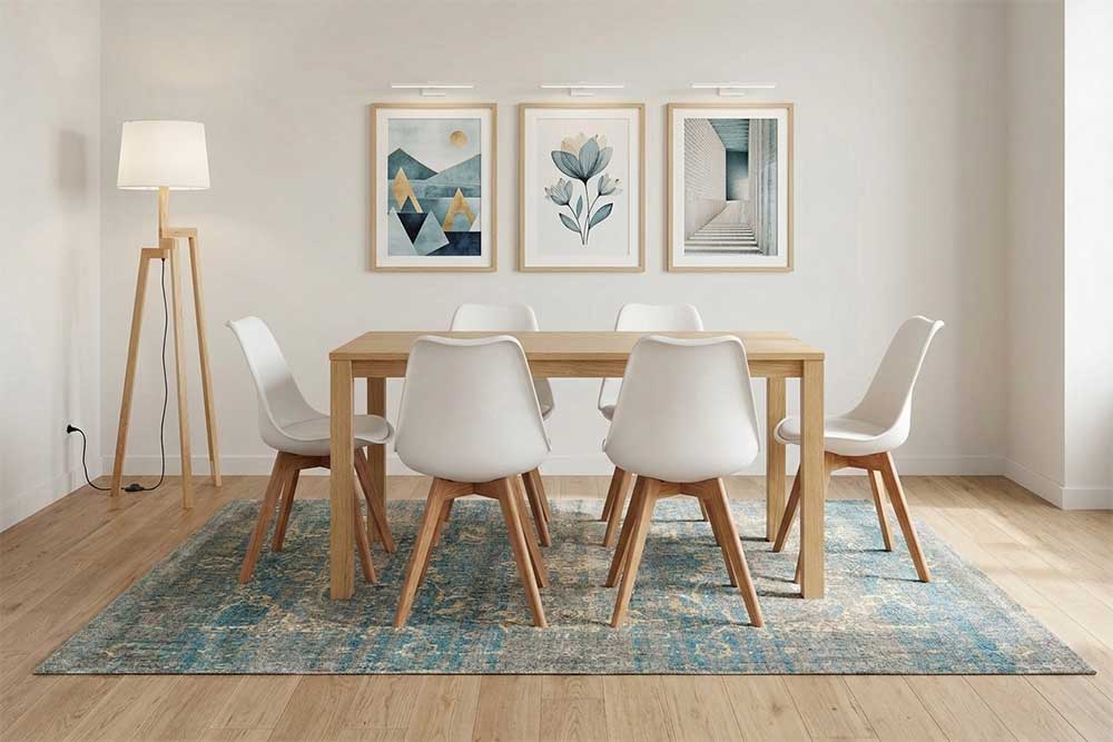 Dining Table with 6 chairs Set (Used)