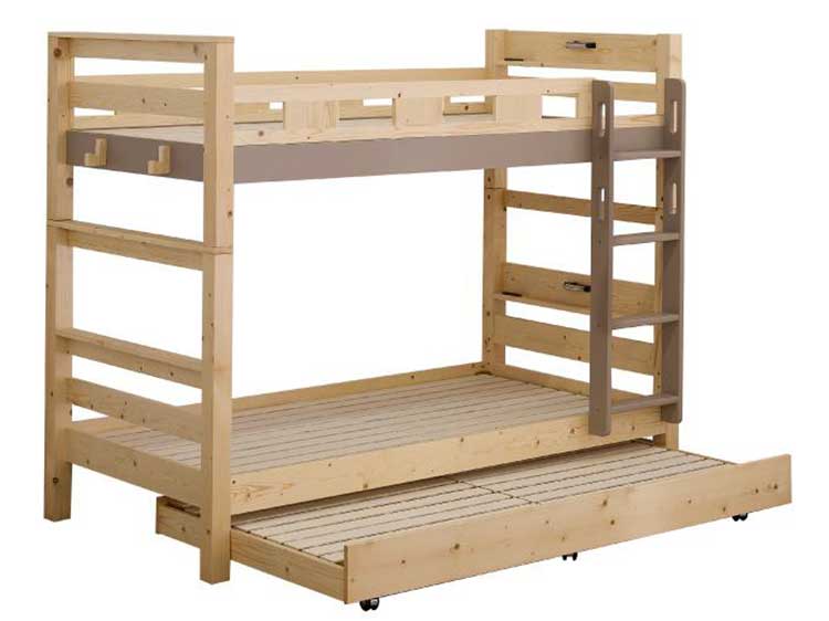 Bunk Bed Frame with Extra Bed Frame (Used)
