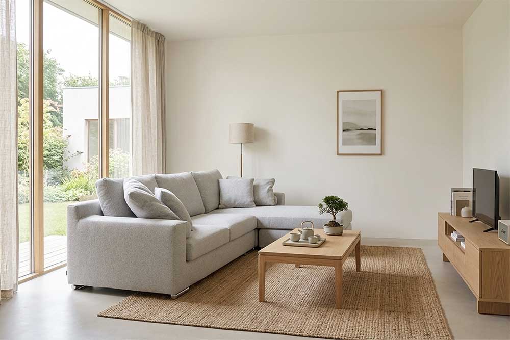Combination Sofa (Fabric) (Used)