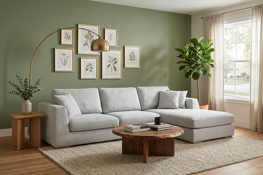Corner Sofa (Fabric) (Used)