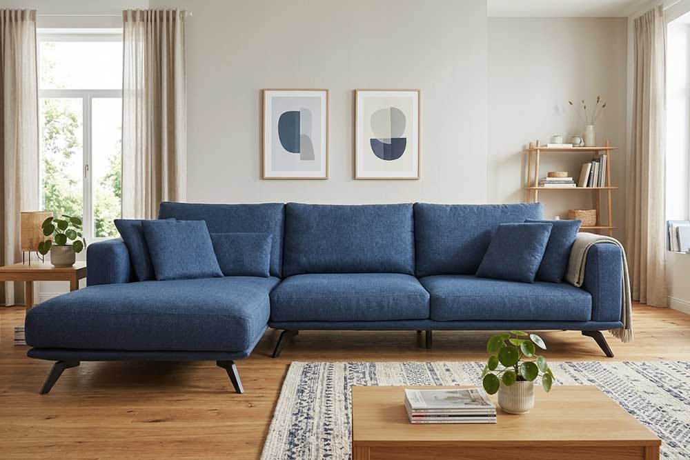Corner Sofa (Used Frame / New Cover)